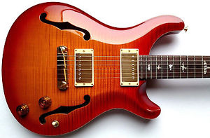 PRS McCarty Hollowbody II 10 Top Electric Guitar 1999 USA Bird Inlays w/OHSC