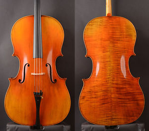 Best model "Pietro Giacomo Rogeri" 1717 Copy cello, extra deep tone