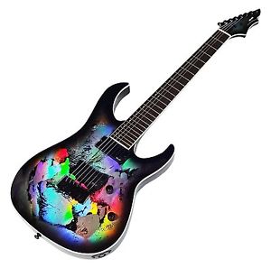 SPEAR GUITAR Gladius Seventh Moon Stratocaster 7 string SG-GDHT7SM-HGBK_NC 2017