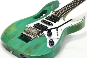 Used Ibanez / JEM7 Burnt Stained Blue Steve Vai Ibanez from JAPAN EMS