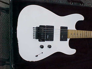 Jackson guitar, San Dimas 1986 strat , one off top bound factory floyd