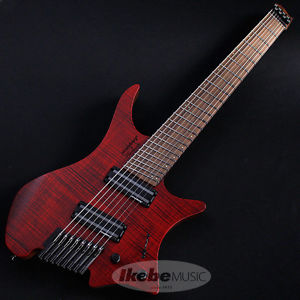 Strandberg Boden J-Series J8 (Red / Brown) New  w/ Semi hard case