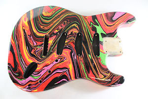 Multicolor DNA  Strat Stratocaster body Fits Fender neck P299