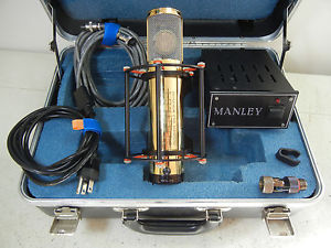 MANLEY LABS GOLD REFERENCE MULTI PATTERN LARGE DIAPHRAGM TUBE CONDENSER MIC LQQK
