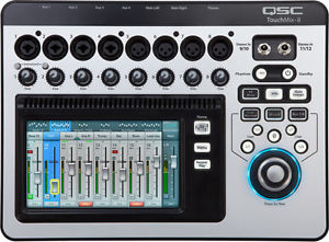 QSC TouchMix 8 Digital Mixer 8 Channel Console w/ Soft Case
