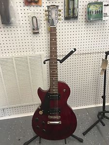 Left Handed Gibson Les Paul Faded 2017 T Worn Cherry Electric Guitar