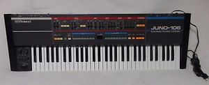 Vintage Analog Synthesizer Roland Juno 106 6 60 rare synth works beautifully