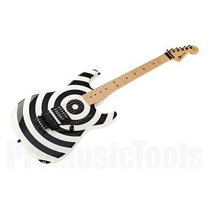Charvel USA Custom Shop Strat - Black & White Bullseye * NEW (NOS) * cs jackson