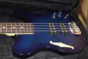 Mint USA G&L ASAT Bass Semi-hollow (not Tribute) Newly Pro Setup Low $