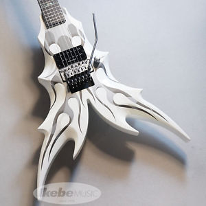 B.C.Rich Draco Ghost Flame Electric Guiter Free shipping From JAPAN #i517026