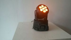 4/pack Mini wash 7x12W  RGBWA 5in1  LED moving  head light  club light