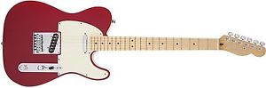 Fender American Deluxe Telecaster Electric Guitar, Maple Fingerboard - Candy Red