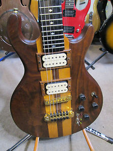 RARE 1983 PEDULLA EMS NECK THRU GUITAR WITH CASE - LES PAUL KILLER