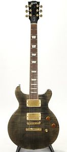 Gibson USA LP Standard Double Cut Plus Trans Black 2005 Made in USA E-guitar