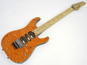 SCHECTER NV-3-24-AL Amber / Maple Free Shipping From Japan #F21