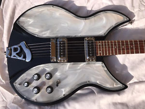 Rickenbacker Light Show Guitar Model 330 JetGlo w/  LED Lights!