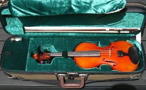 Violin With Case And Bow