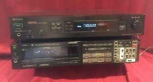 Sony PCM-601ESD + Sony SL-HF750 Beta Recorder - Good Vintage Working Condition!