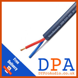 Van Damme Blue Studio Grade Speaker Cable 2 x 4.00mm 2 core 100m Reel