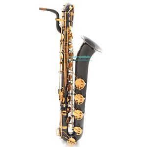 Professional Taishan Baritone Saxophone Eb Bari Sax • Black Nickel w/ Case MPC