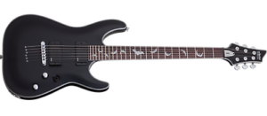 Schecter Damien Platinum 6 Satin Black - FREE SKB CASE