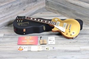 Rare Gibson Les Paul Lefty Left Handed 1957 Reissue Goldtop R7 + COA and OHSC