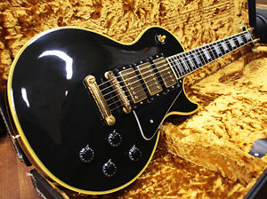 1990 Gibson les Paul Custom 35th Anniversary Black Beauty Electric Guitar w/OHC