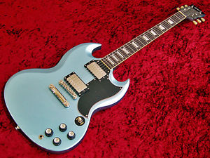 Crews Maniac Sound KTR SG-02 Pelham Blue, SG type guitar, MIJ, y1254