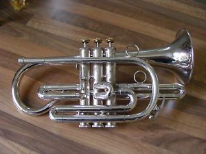 Cornet - DEG Signature Bb B Flat Silver Cornet