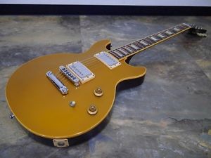 Gibson Les Paul DC Gold w/hard case Electric guitar From JAPAN #N200