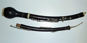 Antique 19th Century curved Cor Anglais English Horn Oboe Triebert, a Paris,