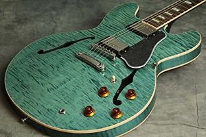 �yOutlet�z Gibson Memphis / 2016 ES-335 Figured Turquoise Stain
