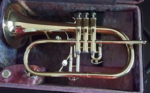 Rare Antoine Courtois Professional 154G Flugelhorn- Rose Brass Bell Model
