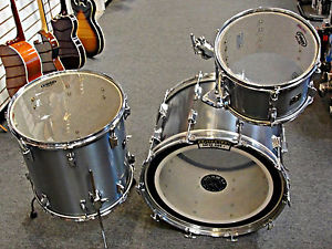 1984 Vintage Tama ImperialStar 3 piece drum shell Pack Royal Pewter MI Japan