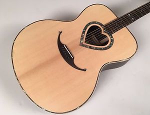 Zemaitis Jumbo Mustache Bridge Acoustic Model CAJ-200HS with Zemaitis Gig Bag