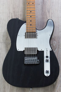 Suhr Andy Wood Signature Modern T HH Guitar, Black, Trem +Cable