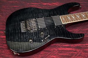 New ESP LTD M-300FM See Thru Black Electric Guitar Authorized Dealer