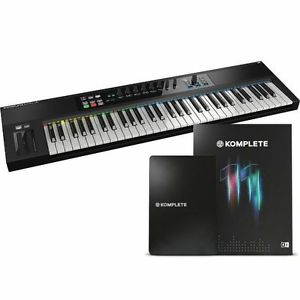 Native Instruments Komplete Kontrol S61 Keyboard + Komplete 11 Upgrade Softwa...