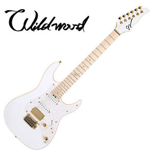 Wildwood WD-DTC2 White Pearl Gold SSH HSS Stratocaster Strat Electric Guitar