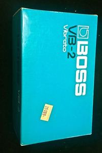 Boss VB-2 Vibrato Pedal "Unused in box" Aug 1983- Black Dot Music