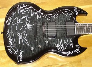 Epiphone Prophecy Signed Guitar Alice in Chains Electric 2009 Epicenter Festival