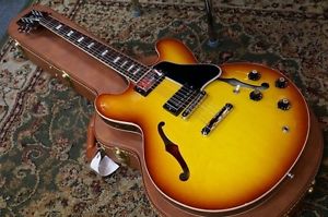 Gibson Memphis Larry Carlton Signature ES-335 Brown w/hard case F/S #E1338
