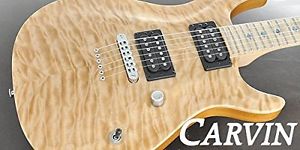 [Domestic regular goods] CARVIN carbine electric guitar NZ624M Deep Clear Quilt