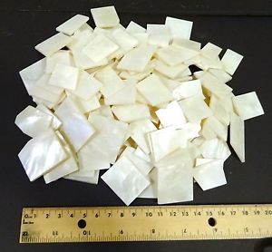 47 Pounds Inlay White Mother of Pearl Shell Blanks 2.5mm Thickness