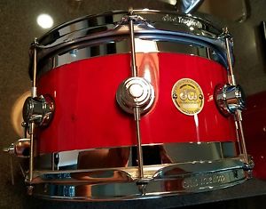 DW DRUM WORKSHOP 7X13 EXOTIC SPIDER PINE EDGE SNARE DRUM