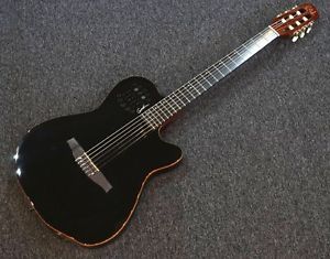 Godin ACS-SA Slimneck Black Acoustic Guitar