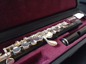Used Yamaha YPC-62 Piccolo Grenadilla Wood w/ case EMS Free tracking ship