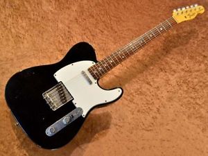 Fender USA Custom Shop Custom Built 1967 Telecaster Relic Black Used