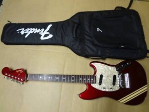 Used! Fender Japan MG69-77 Mustang Guitar MG Line Stripe Made in Japan 2004-06