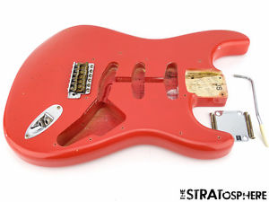 Fender Custom Shop Postmodern Relic Stratocaster BODY+ HARDWARE Strat Fiesta Red